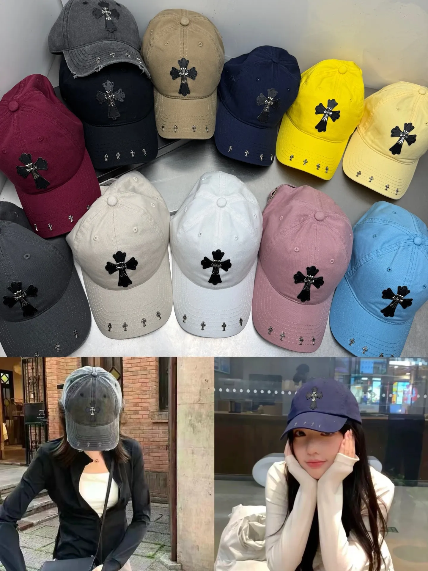 Crow Heart Soft Top Spring and Summer Baseball Cap